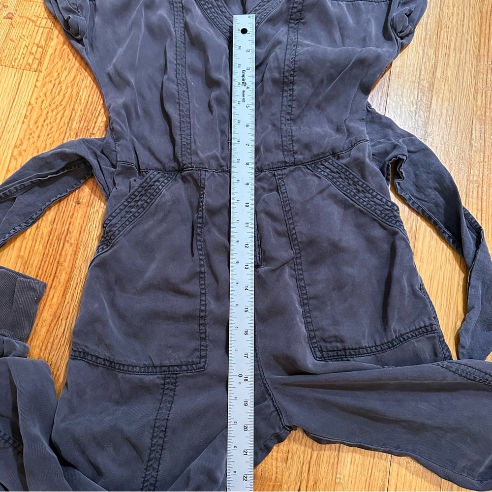 Anthropologie Huxley Utility Jogger Jumpsuit Washed Black Size 0 (#5) - Picture 10 of 13